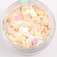 508乳白心形4毫米